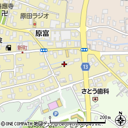 青森県平川市高木原富206周辺の地図