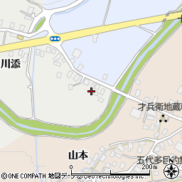 青森県弘前市宮地川添4周辺の地図