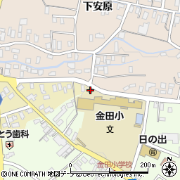 青森県平川市高木原富265周辺の地図