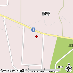 青森県弘前市百沢裾野周辺の地図
