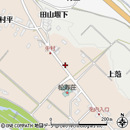 青森県黒石市下山形村ヨリ北道ノ上36周辺の地図