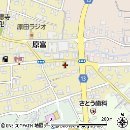 青森県平川市高木原富173周辺の地図