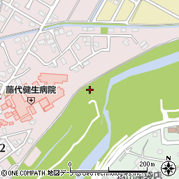 青森県弘前市藤代川面周辺の地図