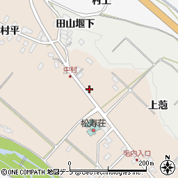 青森県黒石市下山形村ヨリ北道ノ上2周辺の地図