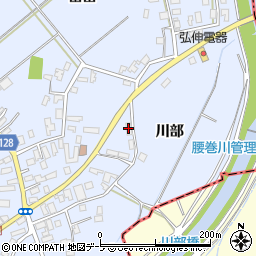 カメイ株式会社　弘前営業所周辺の地図