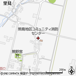 熊島地区コミュニティ消防センター周辺の地図