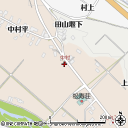 青森県黒石市下山形村下周辺の地図