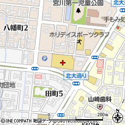 サンデー弘前店周辺の地図