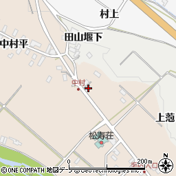 青森県黒石市下山形村ヨリ北道ノ上12周辺の地図