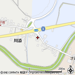 青森県弘前市宮地川添8周辺の地図