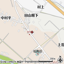 青森県黒石市下山形村ヨリ北道ノ上1周辺の地図