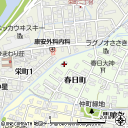 青森県弘前市春日町31周辺の地図