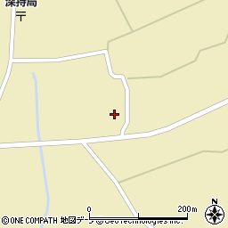 青森県十和田市深持明戸21周辺の地図