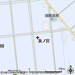 青森県弘前市境関周辺の地図
