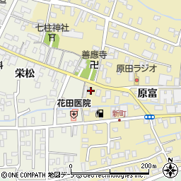 青森県平川市高木原富34周辺の地図