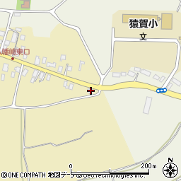 青森県平川市八幡崎高原43-2周辺の地図