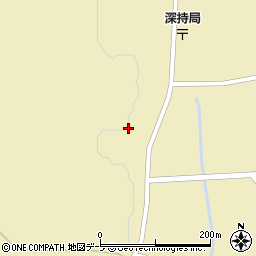 青森県十和田市深持周辺の地図