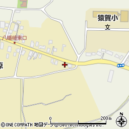 青森県平川市八幡崎高原43周辺の地図