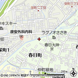 青森県弘前市春日町65周辺の地図