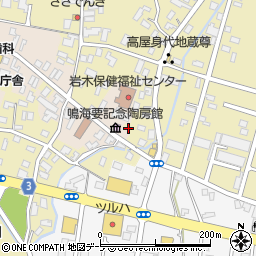 青森県弘前市高屋本宮1周辺の地図