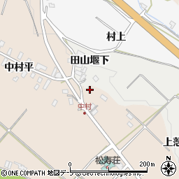 青森県黒石市下山形村ヨリ北道ノ上33周辺の地図