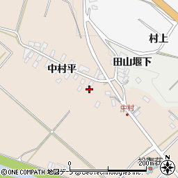 青森県黒石市下山形中村平7周辺の地図