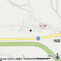 青森県弘前市宮地川添37周辺の地図