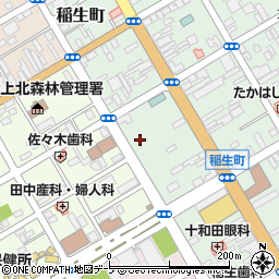 ツルハドラッグ十和田中央店周辺の地図