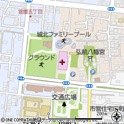 弘前市Ｂ＆Ｇ海洋センター周辺の地図