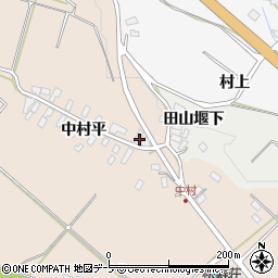 青森県黒石市下山形中村平9-2周辺の地図