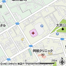 北大十和田キング店ホール周辺の地図