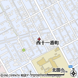 青森県十和田市西十一番町周辺の地図