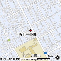 青森県十和田市西十一番町27-4周辺の地図