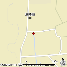 青森県十和田市深持明戸2周辺の地図
