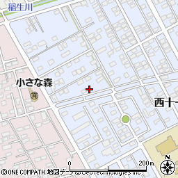 青森県十和田市西十一番町39-12周辺の地図