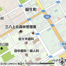 マンマチャオ十和田店周辺の地図