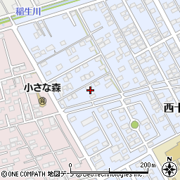 青森県十和田市西十一番町39周辺の地図