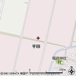 青森県弘前市藤代平田周辺の地図