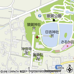 池上神社周辺の地図