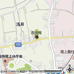 青森県平川市猿賀浅井4周辺の地図