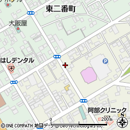 中渡豆腐店周辺の地図
