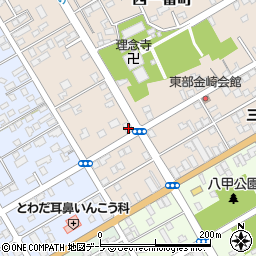 青森県十和田市西一番町15-12周辺の地図