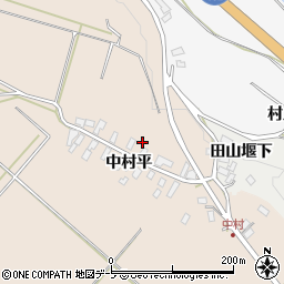 青森県黒石市下山形中村平15周辺の地図