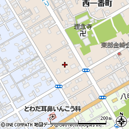 青森県十和田市西一番町15周辺の地図