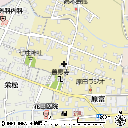 青森県平川市高木原富69周辺の地図