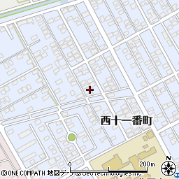 青森県十和田市西十一番町32-14周辺の地図