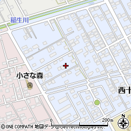 青森県十和田市西十一番町38-10周辺の地図