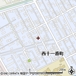 青森県十和田市西十一番町32-6周辺の地図