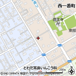 青森県十和田市西一番町15-31周辺の地図