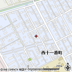 青森県十和田市西十一番町32周辺の地図
